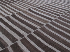 Vintage Midcentury Persian Flat-Weave Rug