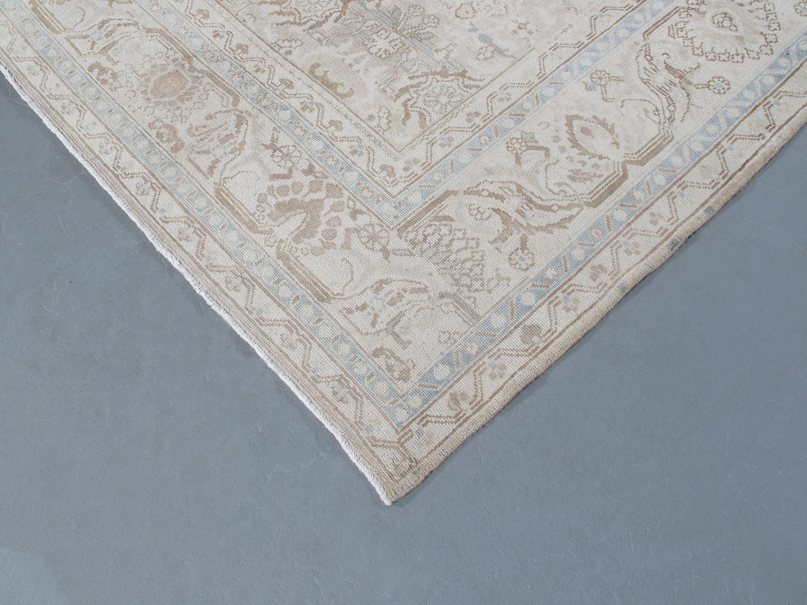 Persischer Malayer-Teppich aus der Mitte des Jahrhunderts (Mitte des 20. Jahrhunderts) im Angebot