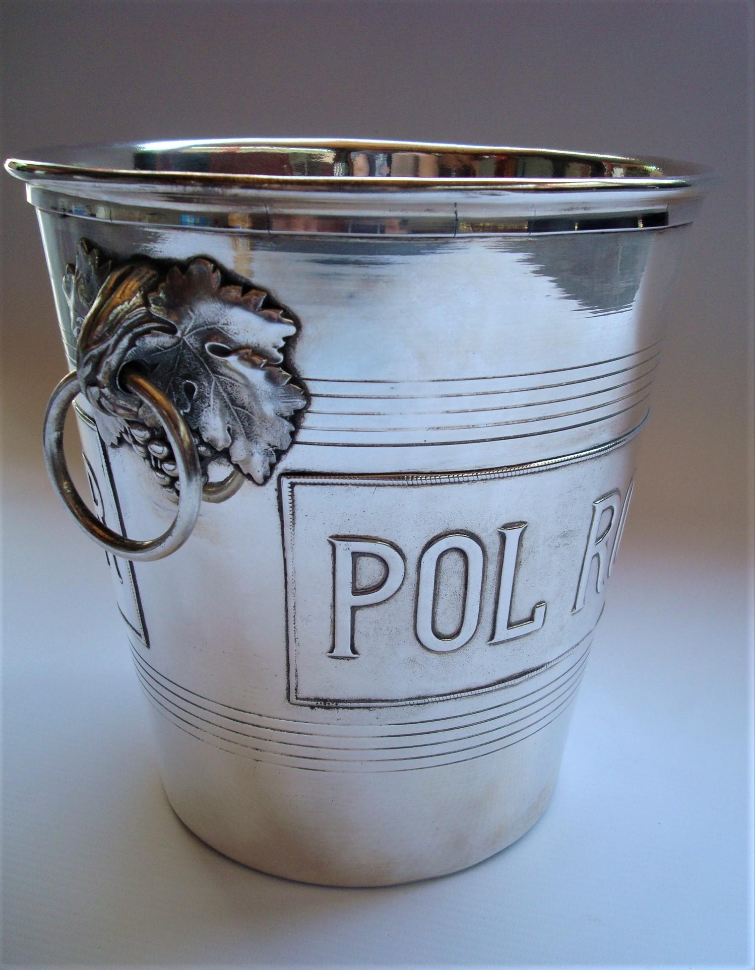 Vintage Mid-Century Pol Roger Champagne Cooler / Bucket 2