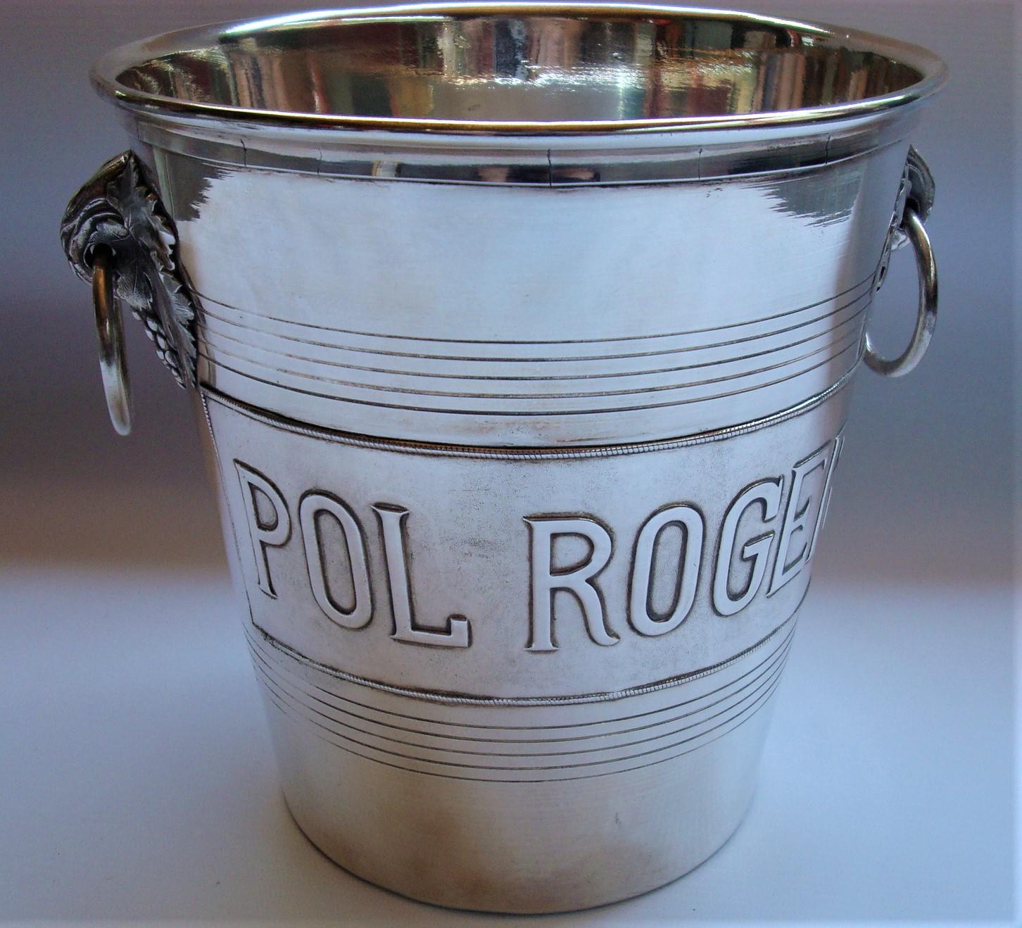 Vintage Mid-Century Pol Roger Champagne Cooler / Bucket 3