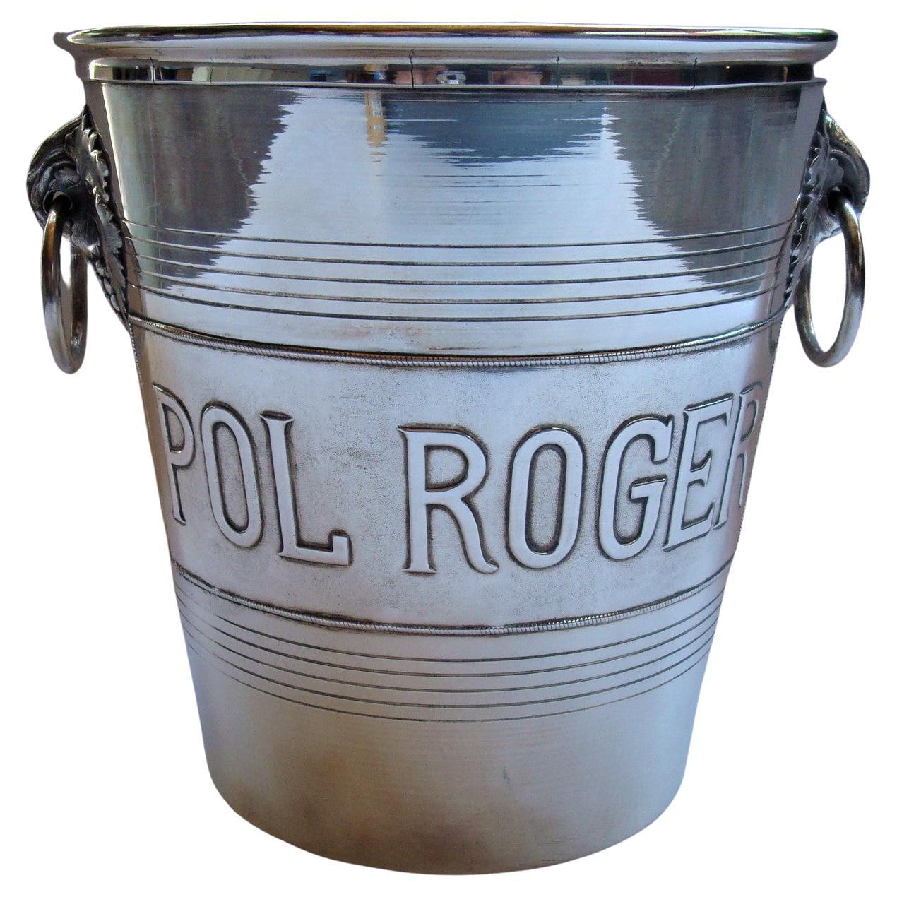 Vintage Mid-Century Pol Roger Champagne Cooler / Bucket at 1stDibs | pol  roger champagne bucket, pol roger ice bucket