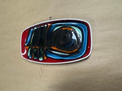 Plato rectangular Vintage Mid-Century Poole Art Pottery