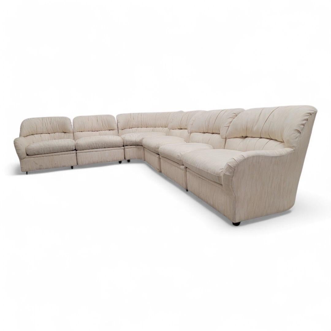 Sofá de 6 piezas de sección modular Vintage Mid Century Postmodern by Drexel en Bueno estado para la venta en Chicago, IL