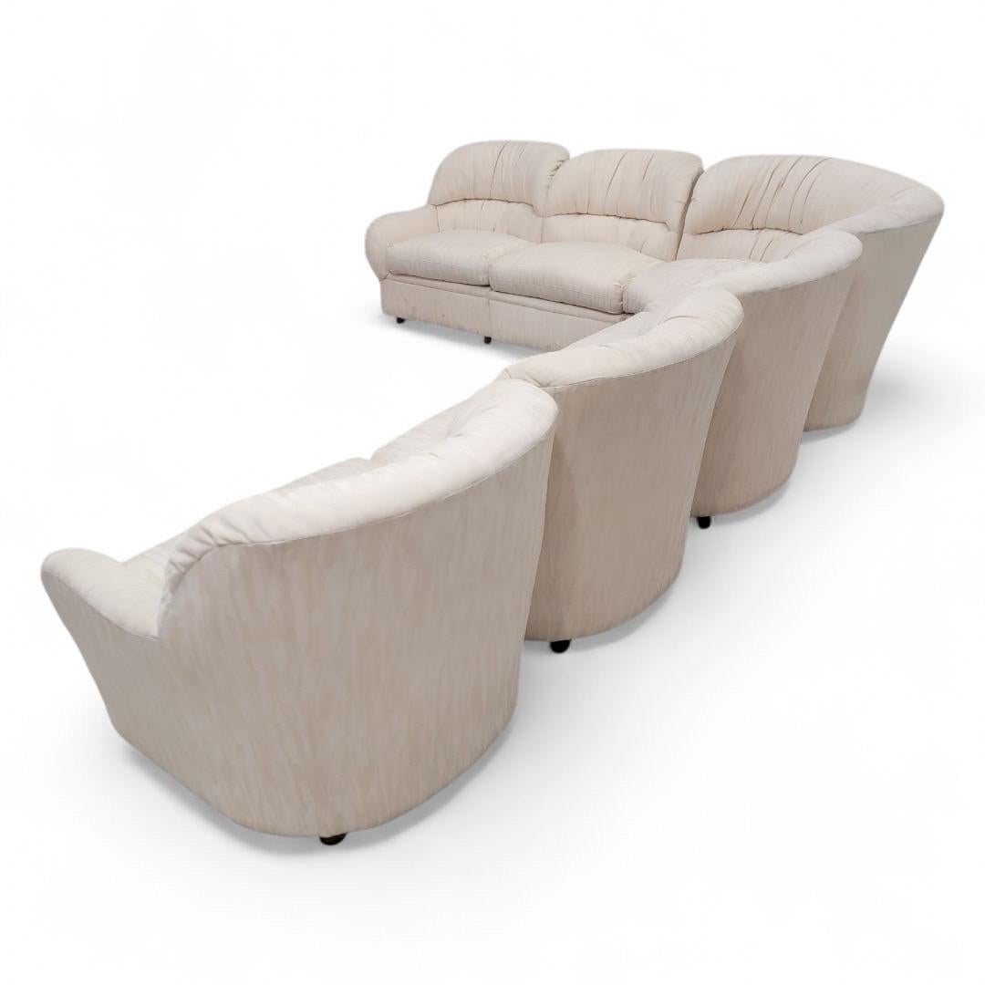 Sofá de 6 piezas de sección modular Vintage Mid Century Postmodern by Drexel en venta 2