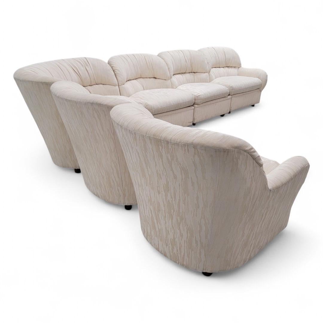Sofá de 6 piezas de sección modular Vintage Mid Century Postmodern by Drexel en venta 3