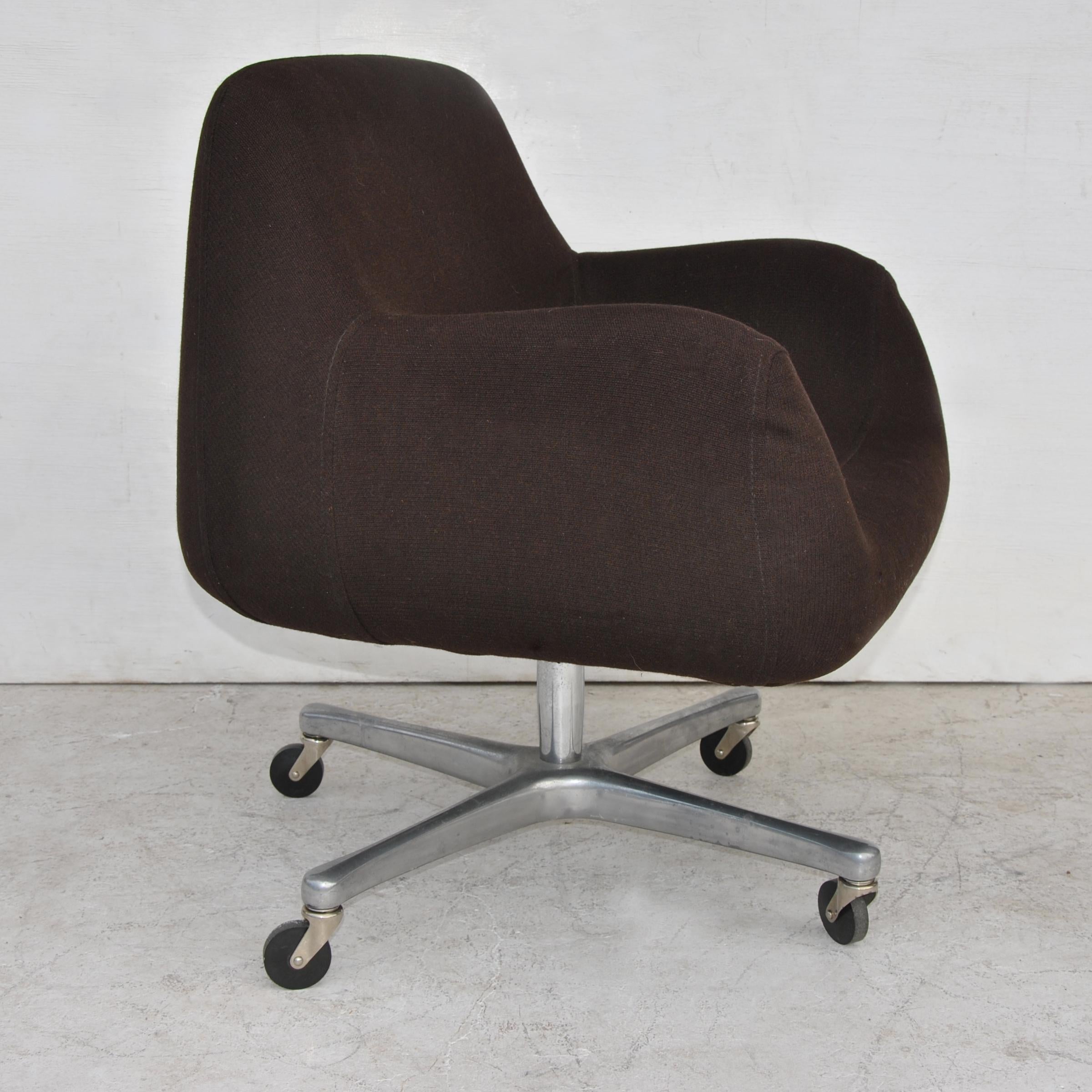 Mid-Century Modern Vintage Midcentury Ray Wilkes Chiclet Office Task Chair en vente