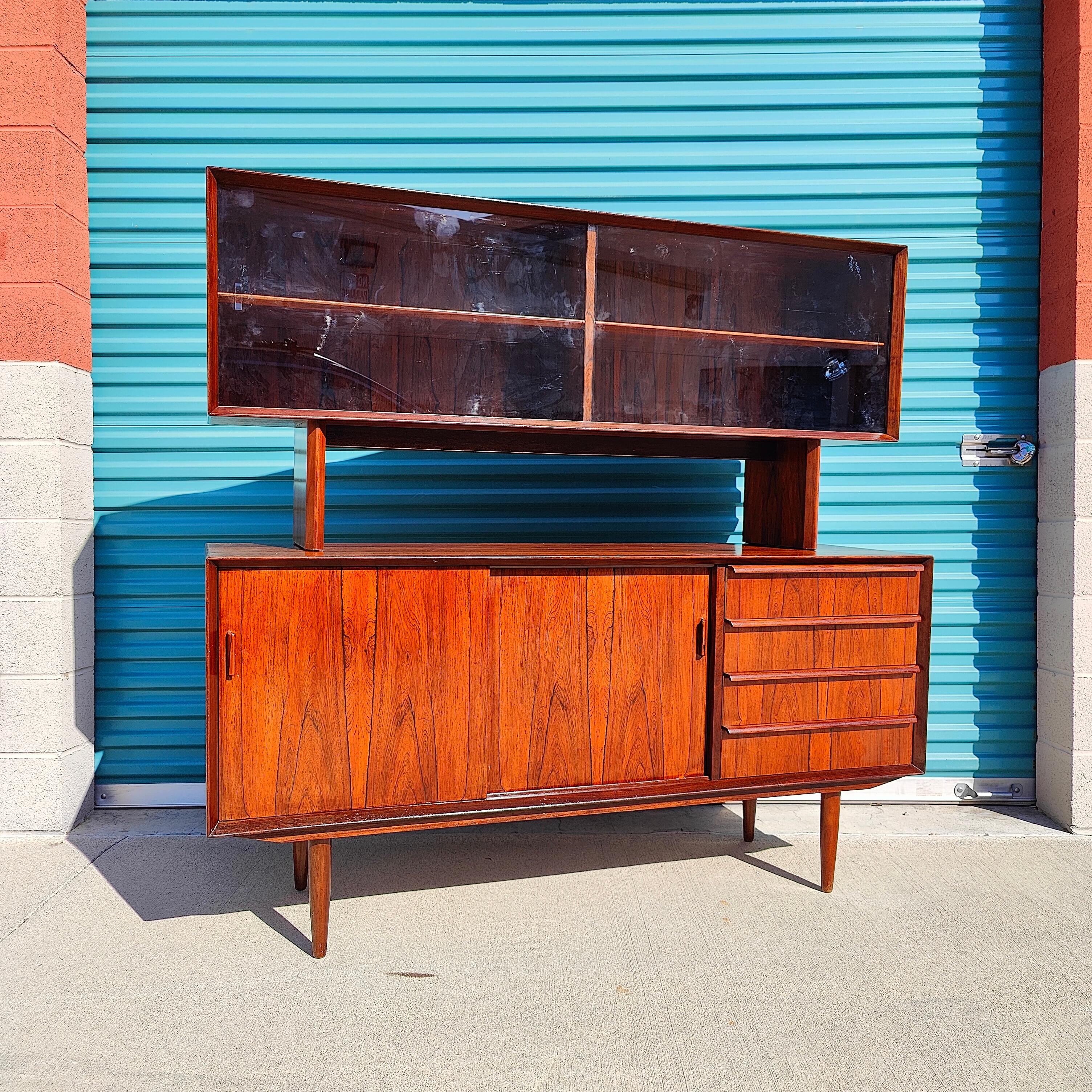 Mid-Century Modern Vintage Mid-Century Rosewood Sideboard by Falster