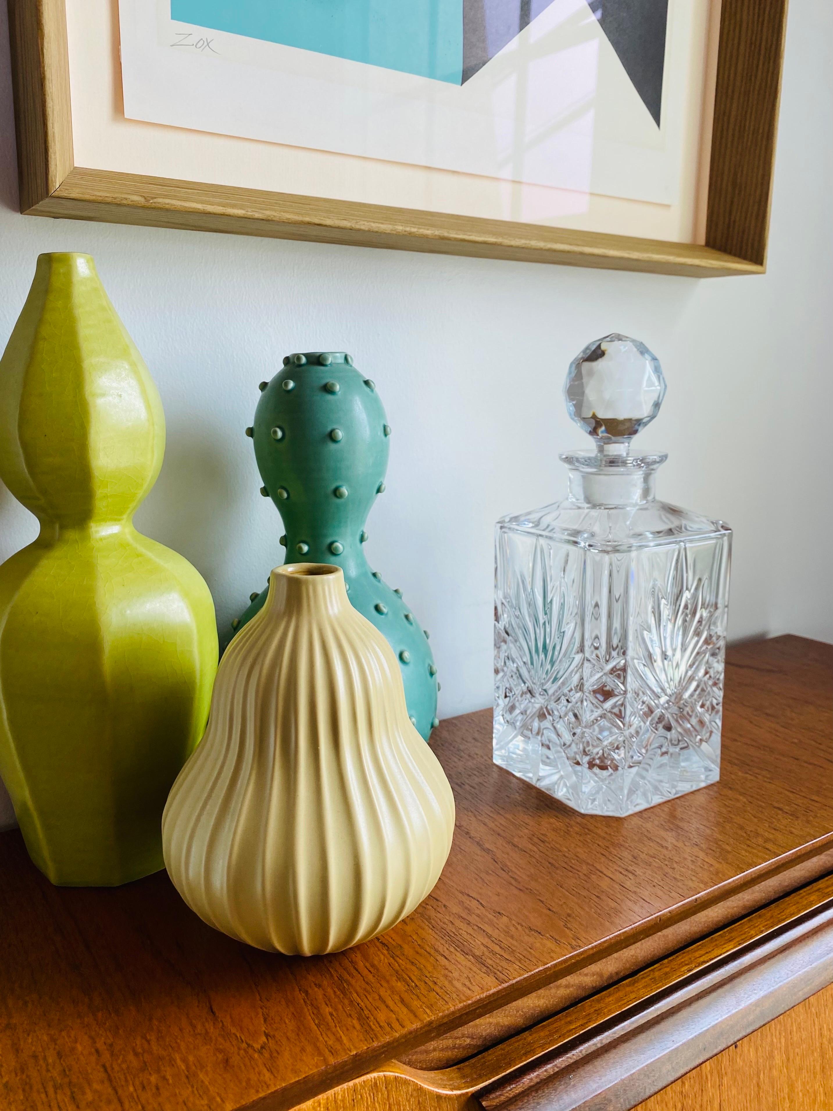 Vintage Mid Century Royal Gallery Crystal Decanter France For Sale 1