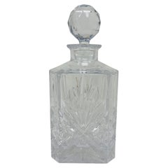Decanter di cristallo Royal Gallery Francia, vintage, metà secolo.