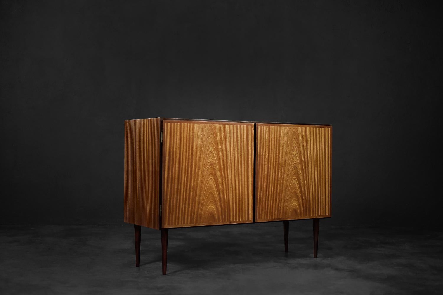 Vintage Mid-Century Scandinavian Modern Mahogany Cabinet Model 4 by Gunni Omann 4