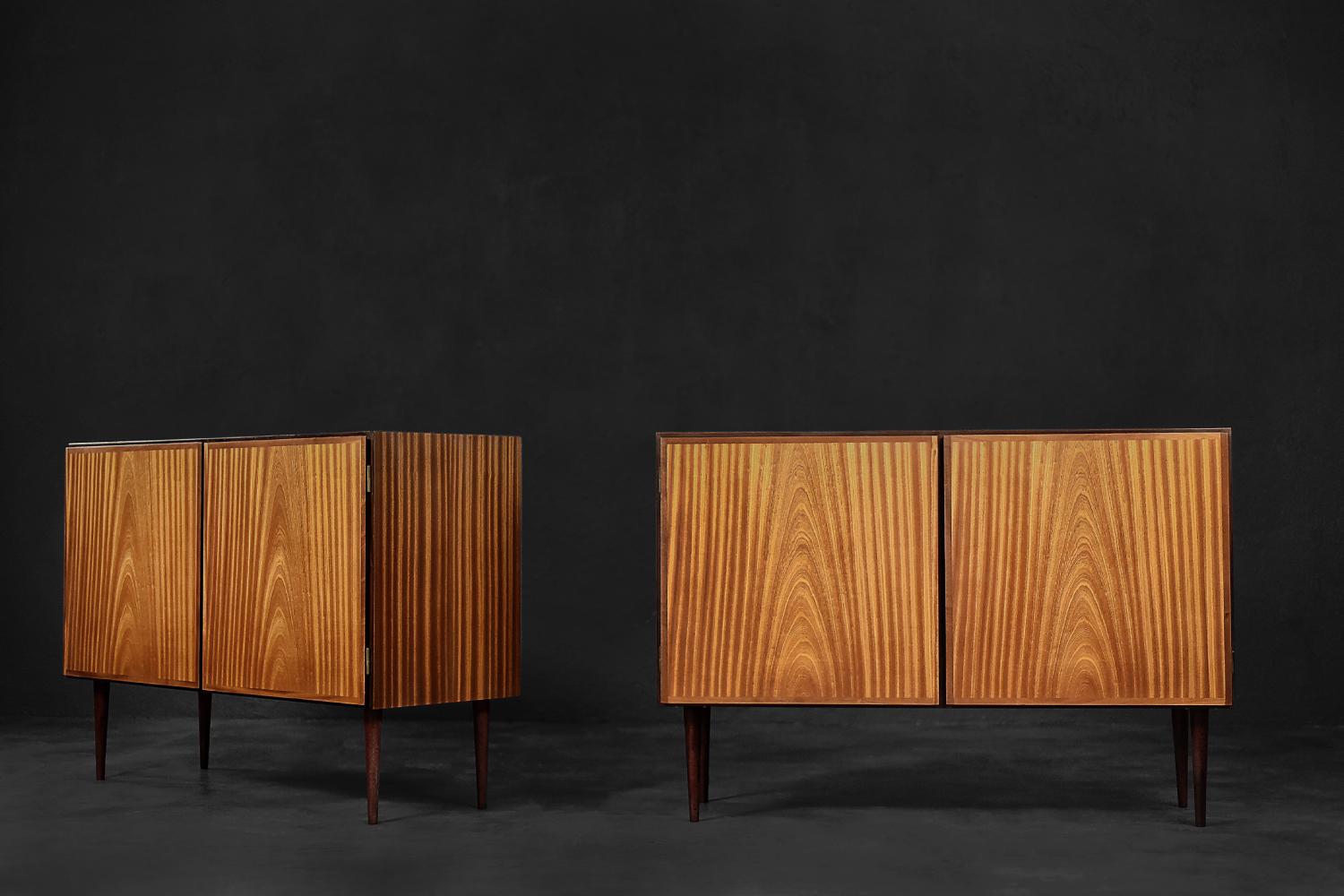 Vintage Mid-Century Scandinavian Modern Mahogany Cabinet Model 4 by Gunni Omann 14
