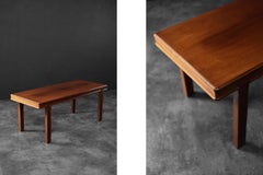 Vintage Mid-Century Scandinavian Modern Mahogany Coffee Table by Tranås, 1950s