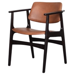 Vintage-Bürostuhl aus Mahagoni, skandinavisch-moderner Mid-Century-Stil, 1960er Jahre