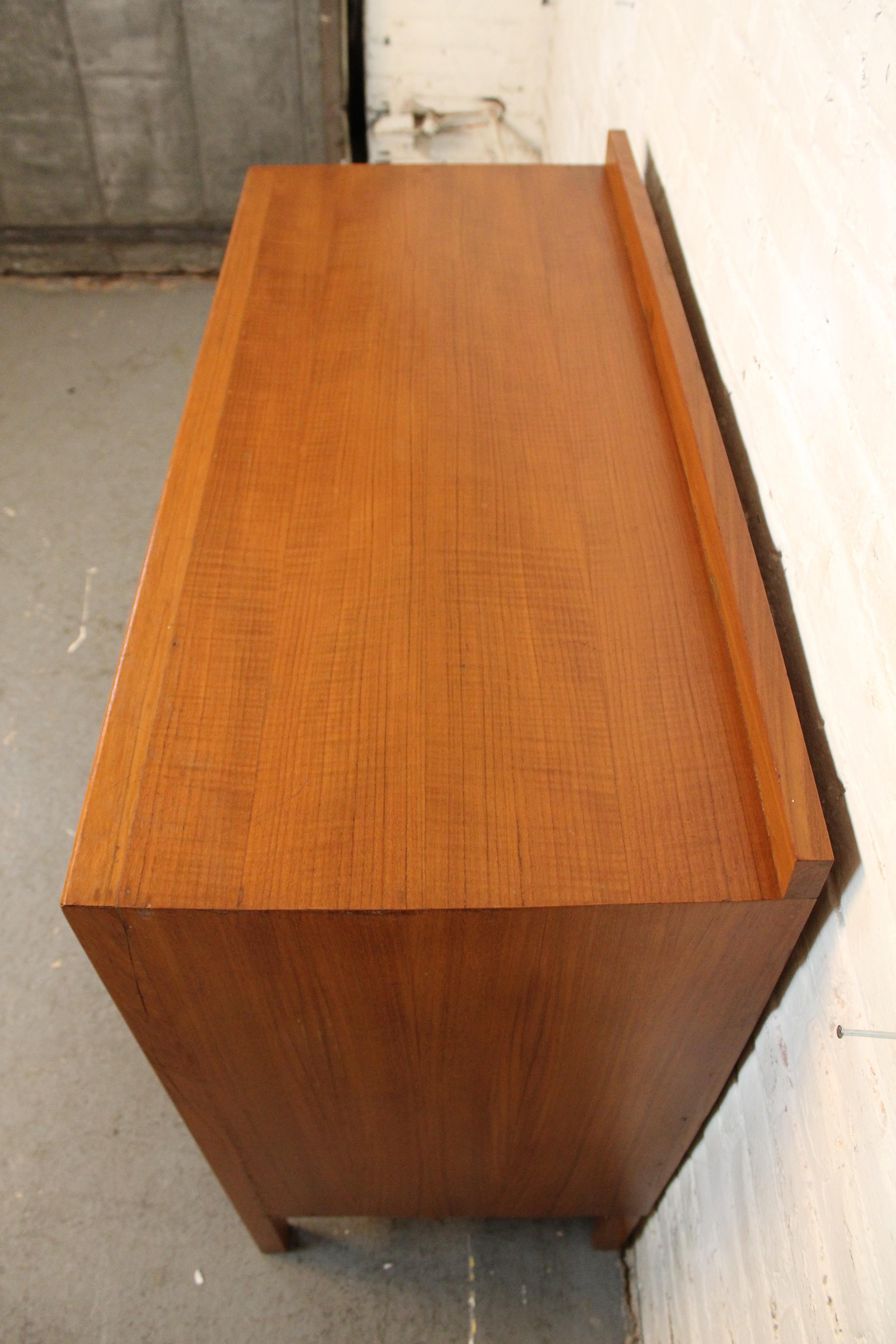 Vintage Mid-Century Scandinavian Modern Teak Dresser 1