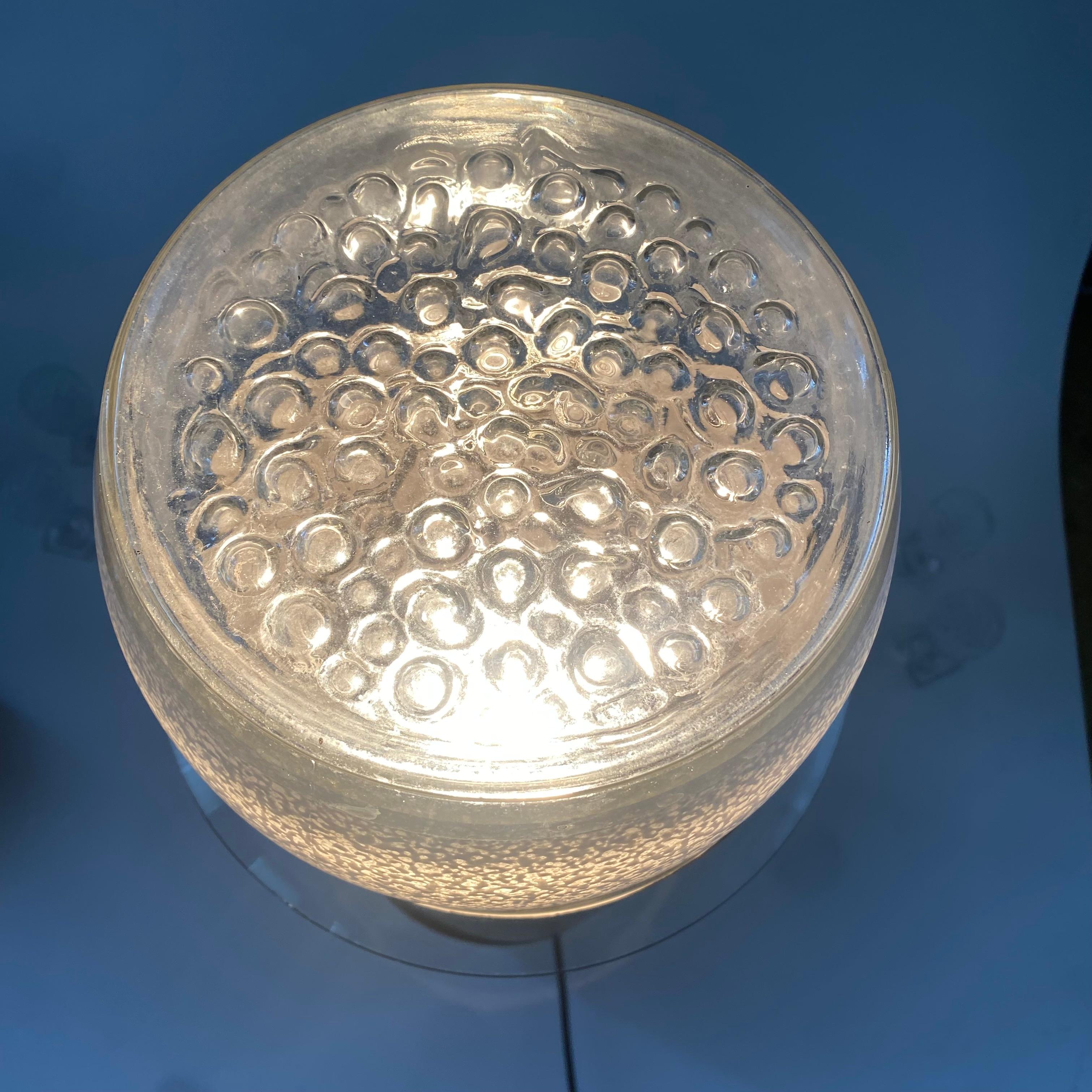 Aplique o empotrable vintage de mediados de siglo de VEB Görlitz, Alemania Oriental 1970. en venta 7