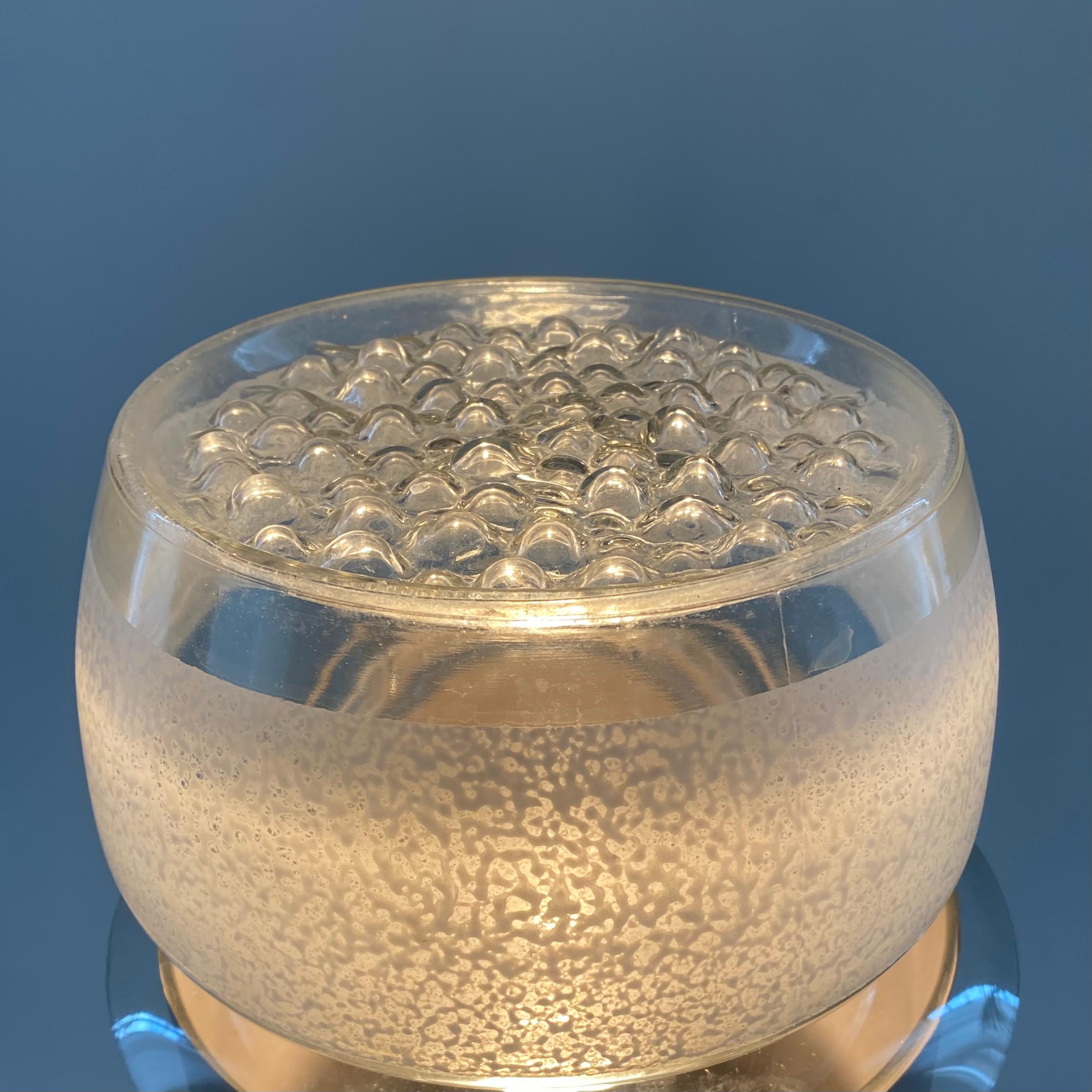 Aplique o empotrable vintage de mediados de siglo de VEB Görlitz, Alemania Oriental 1970. en venta 8