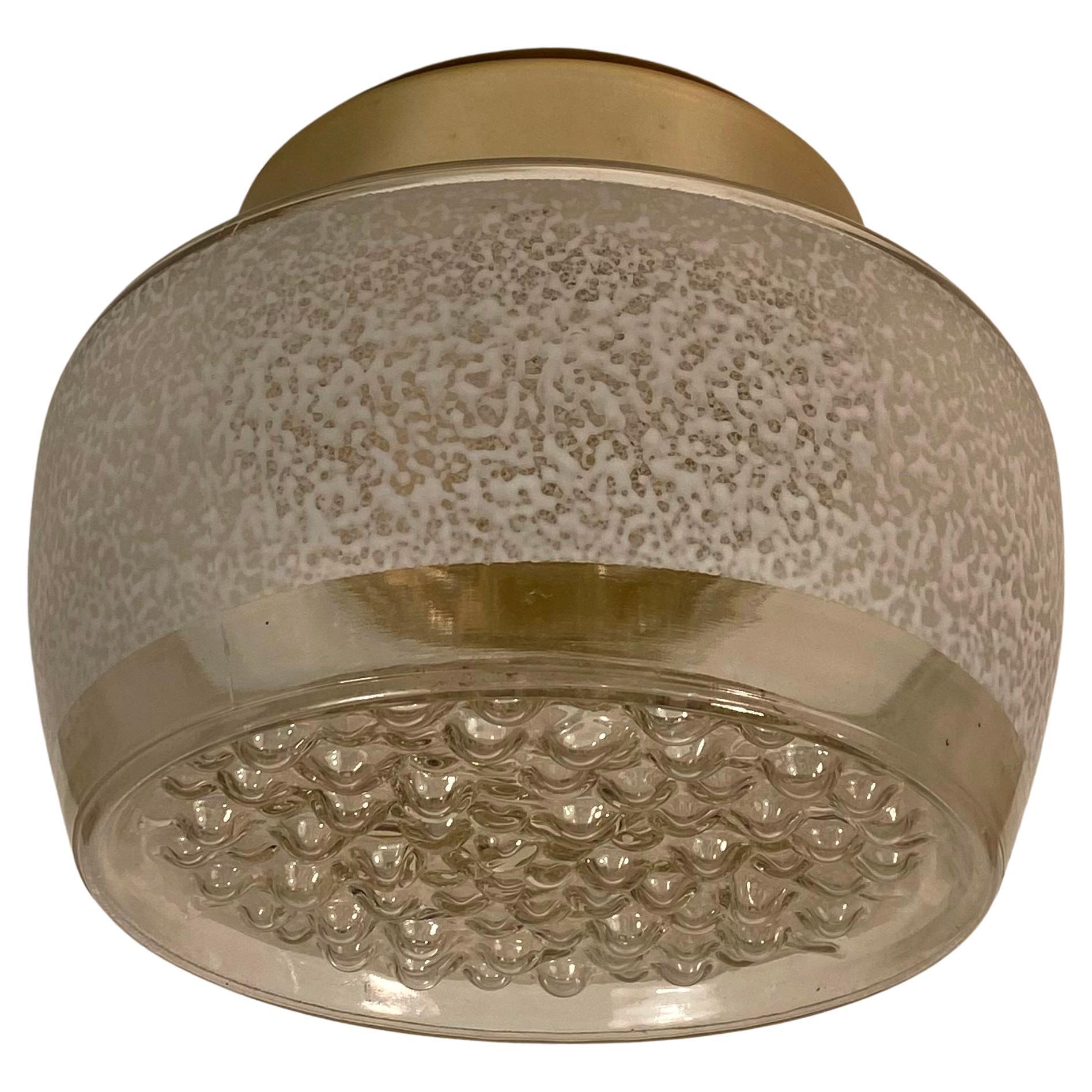 Aplique o empotrable vintage de mediados de siglo de VEB Görlitz, Alemania Oriental 1970. en venta