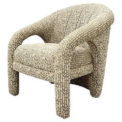 Vintage Mid Century Sculptural Lounge Chair