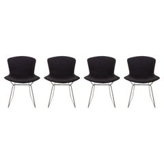Set di 4 sedie Knoll Bertoia in filo d'acciaio Vintage By