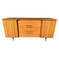 Mid-Century "Space" Series Walnut Sideboard By Young Manufacturing