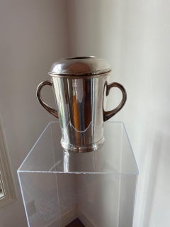 Vintage Midcentury Silver Plated Ice Bucket