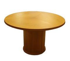Vintage Mid-Century Skovby Expandable Dining Table SM32E Internal Leaf Storage