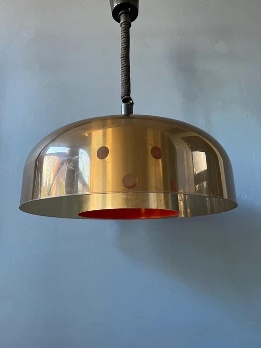 Ère spatiale Lampe à suspension de l'ère spatiale vintage du milieu du siècle dernier par Herda, années 70 en vente