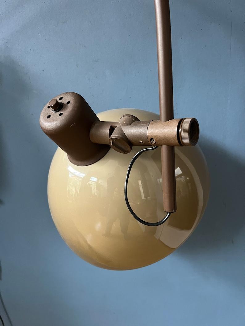 Vintage Mid Century Space Age Mushroom Arc Wall Lamp by Herda, 1970s For Sale 3