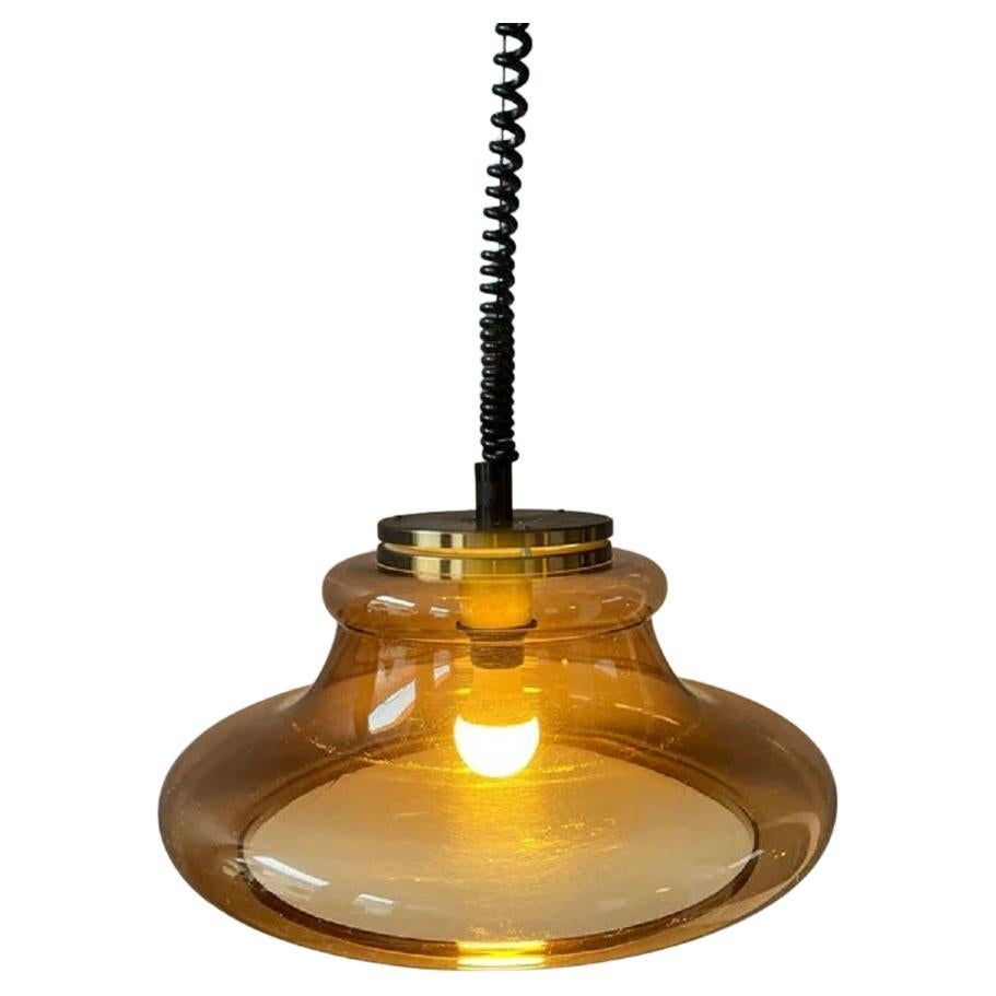 Vintage Mid Century Space Age Pendant Light by Herda For Sale