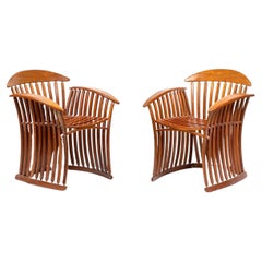 Vintage Mid Century Steamer Chairs - ein Paar