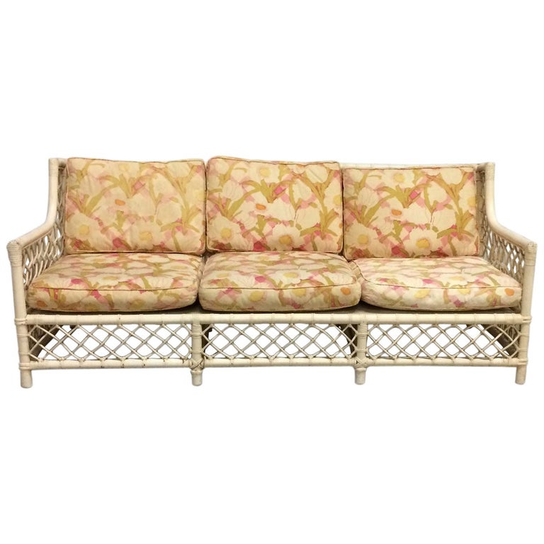 Get Wallpaper 1950s Split Reed Stick Wicker Sofa Old World Palm Beach Style For For Android Free