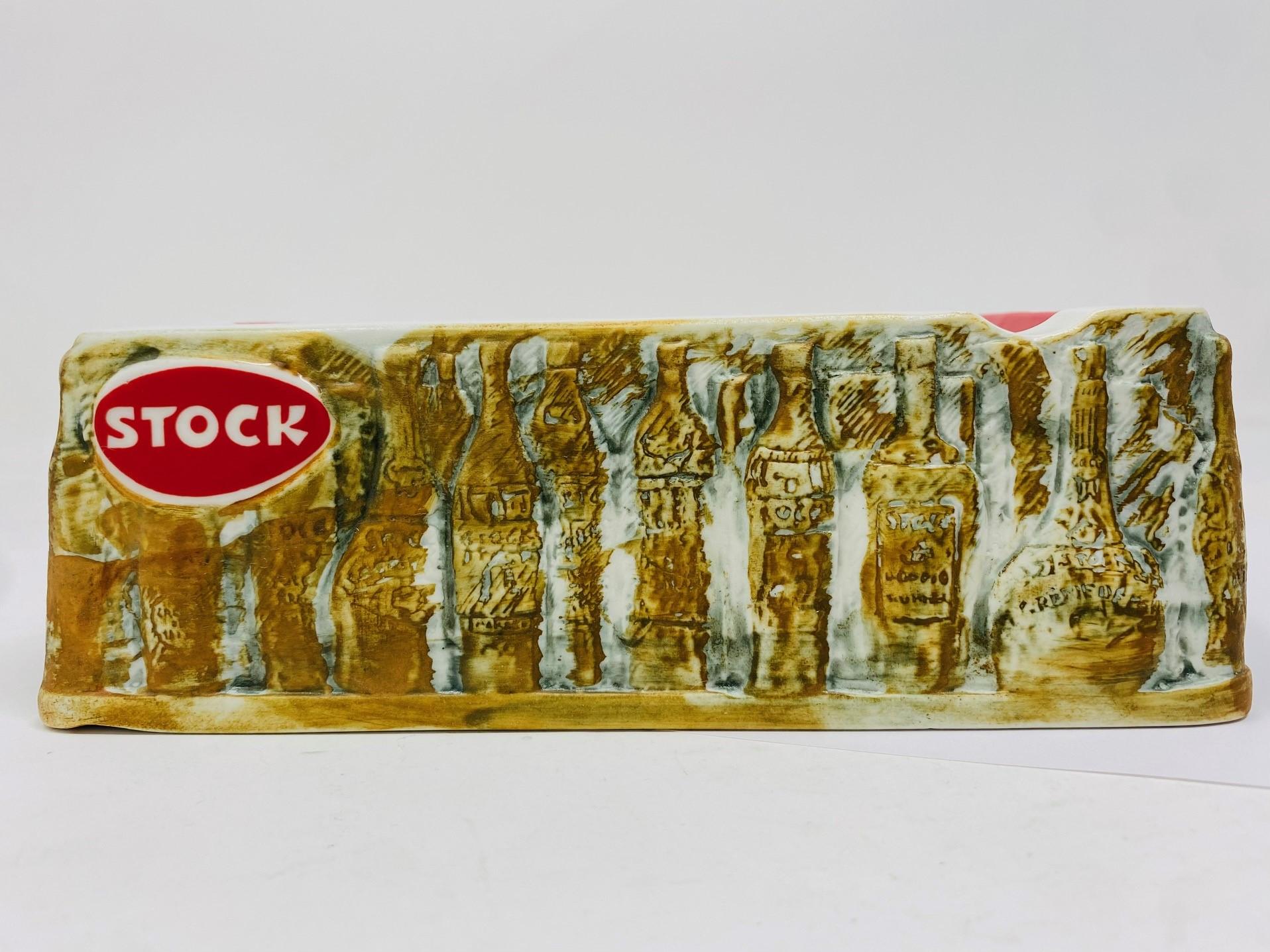 Céramique Vintage Mid-Century Stock Italy Ceramic Ashtray en vente