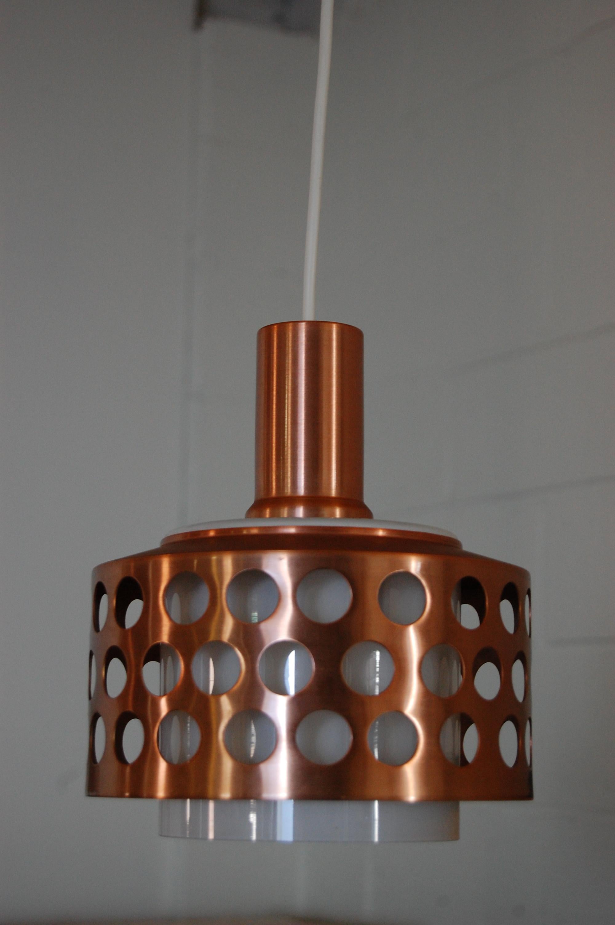 vintage mcm pendant light