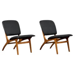 Vintage Mid-Century Swedish Modern Jylland Chairs from Jio Möbler, Set of 2