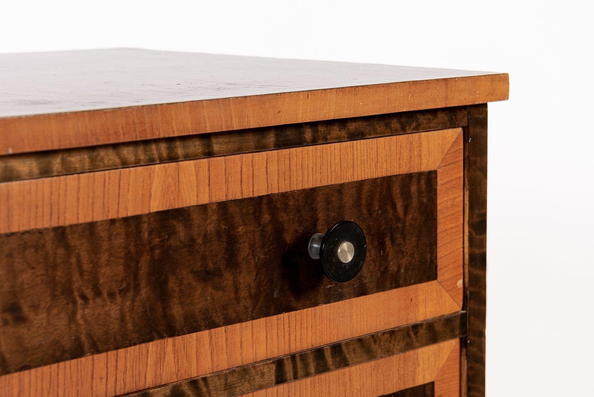 Vintage Mid Century Swedish Three Drawer Dresser 3