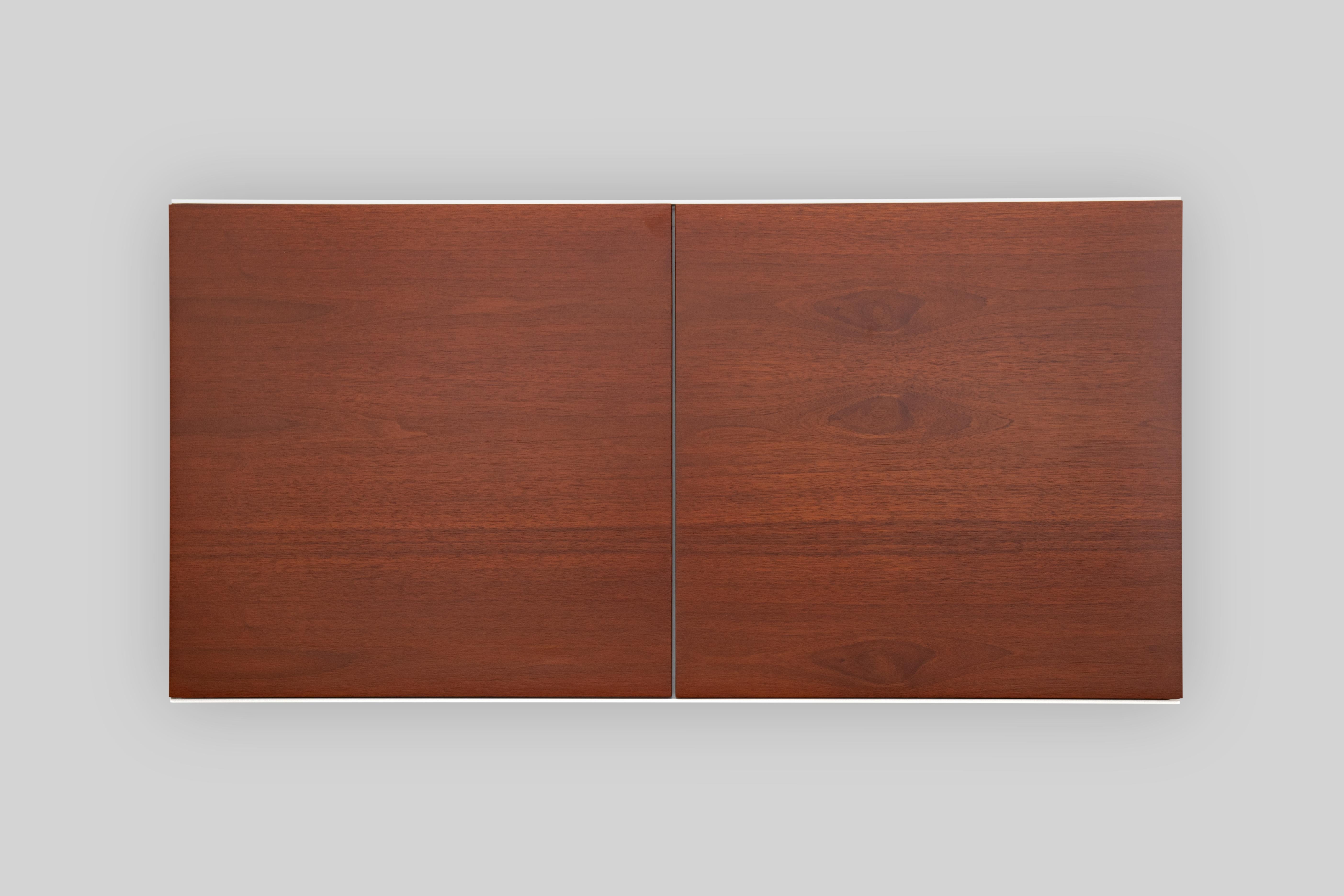 Mesa baja/banco angular en T vintage de mediados de siglo de Florence Knoll siglo XX en venta