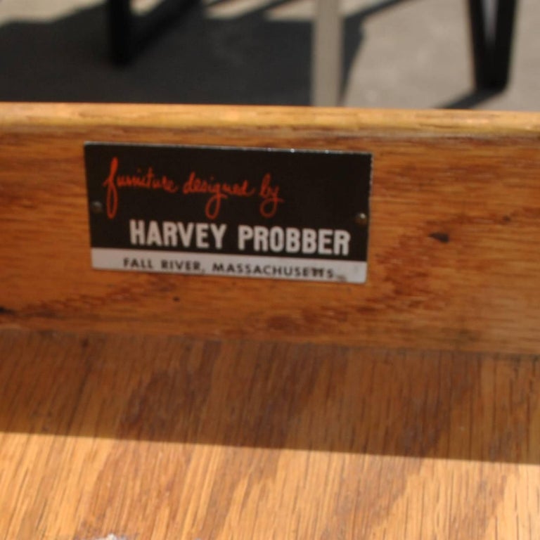 Vintage Midcentury Table Desk by Harvey Probber In Good Condition For Sale In Pasadena, TX