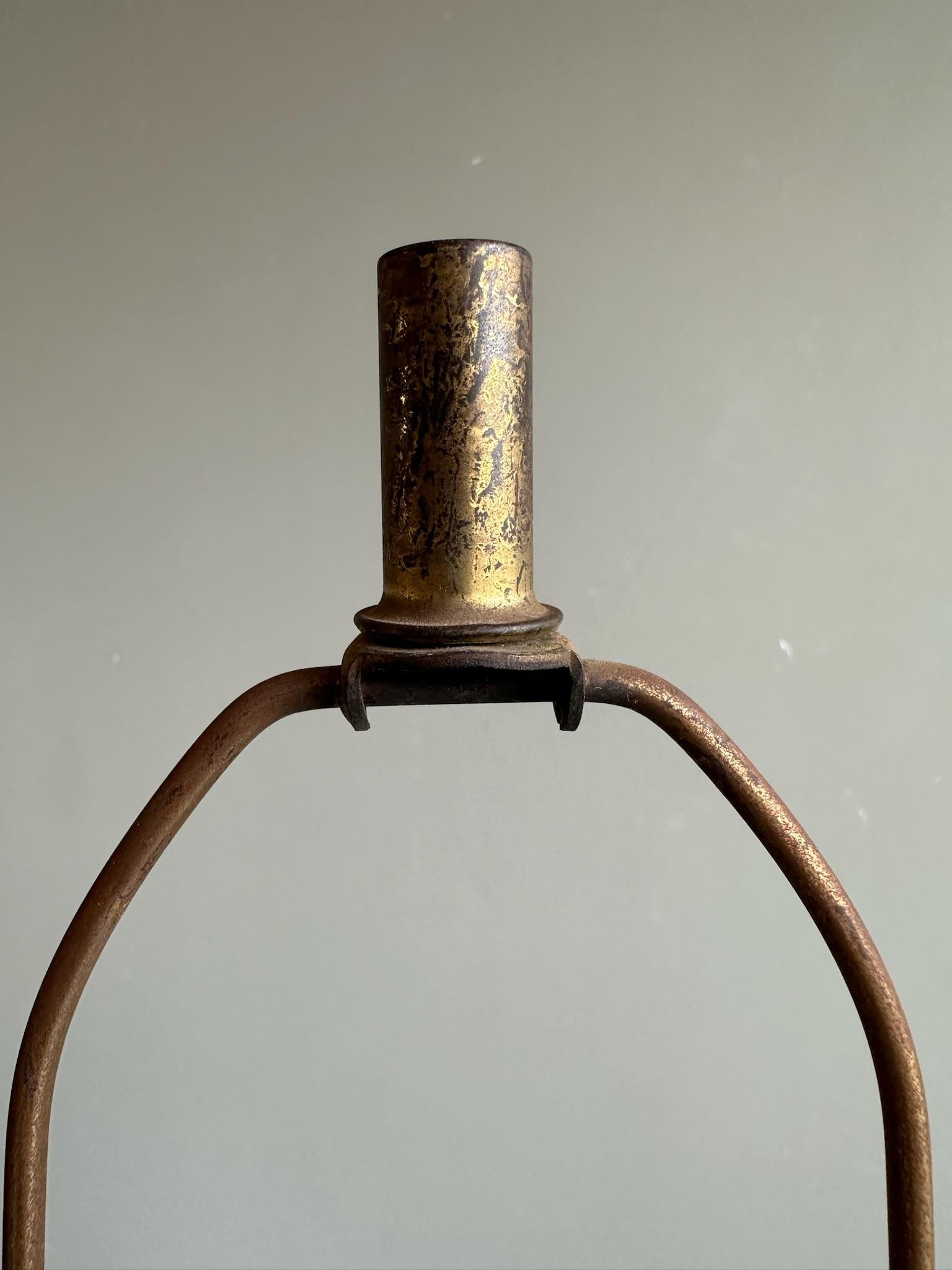 Vintage Mid century table lamp ceramic France In Good Condition For Sale In UTRECHT, NL