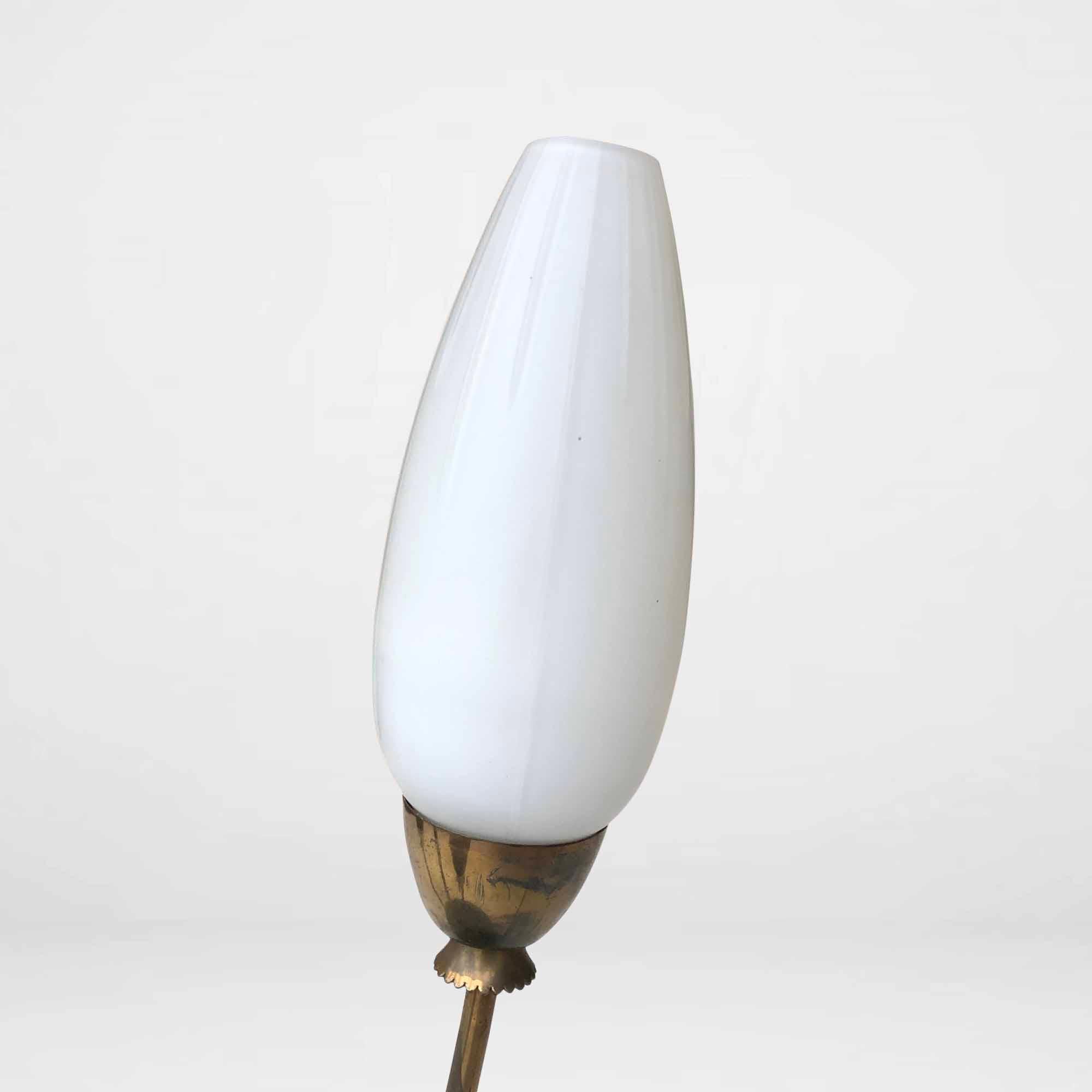 Vintage-Tischlampe aus der Mitte des Jahrhunderts mit 3 Lampen, ca. 1960er Jahre (Moderne der Mitte des Jahrhunderts) im Angebot