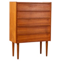 Cómoda vintage de teca de mediados de siglo, años 60, Dinamarca