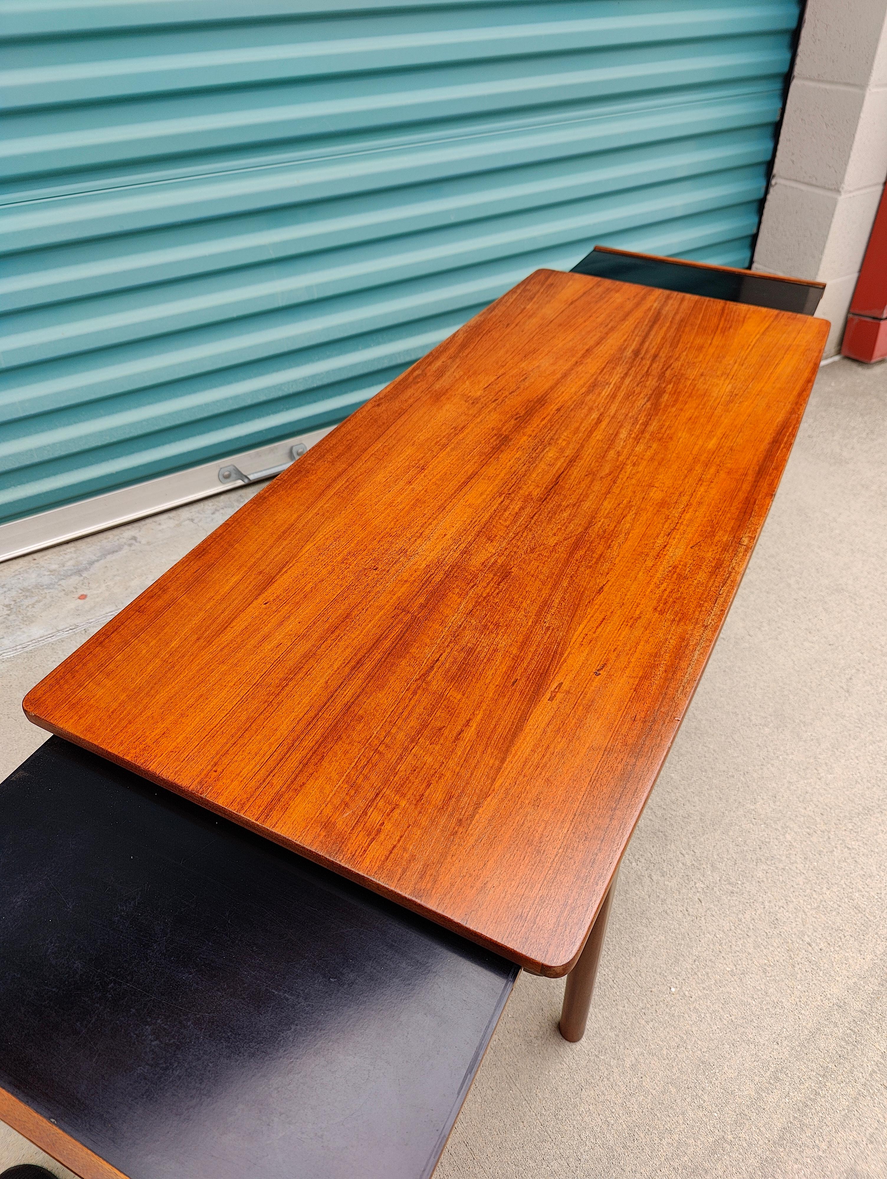 Vintage Midcentury Teak Expandable Coffee Table by McIntosh, 1960s 2