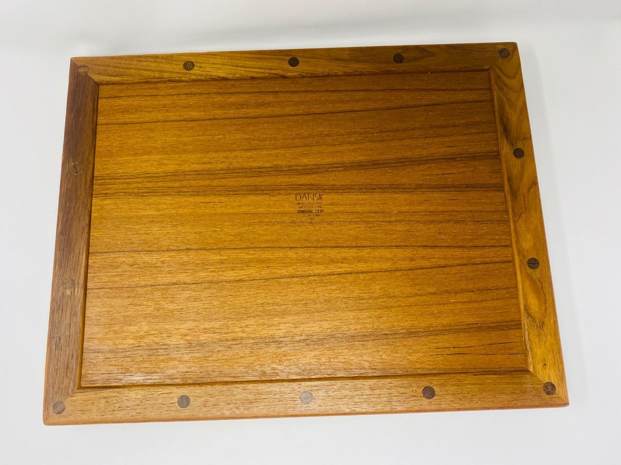 Hand-Crafted Vintage Mid Century Teak Serving Tray by Dansk