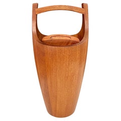 Vintage Mid Century Teak X Large Ice Bucket by Jens Harald Quistgaard for Dansk