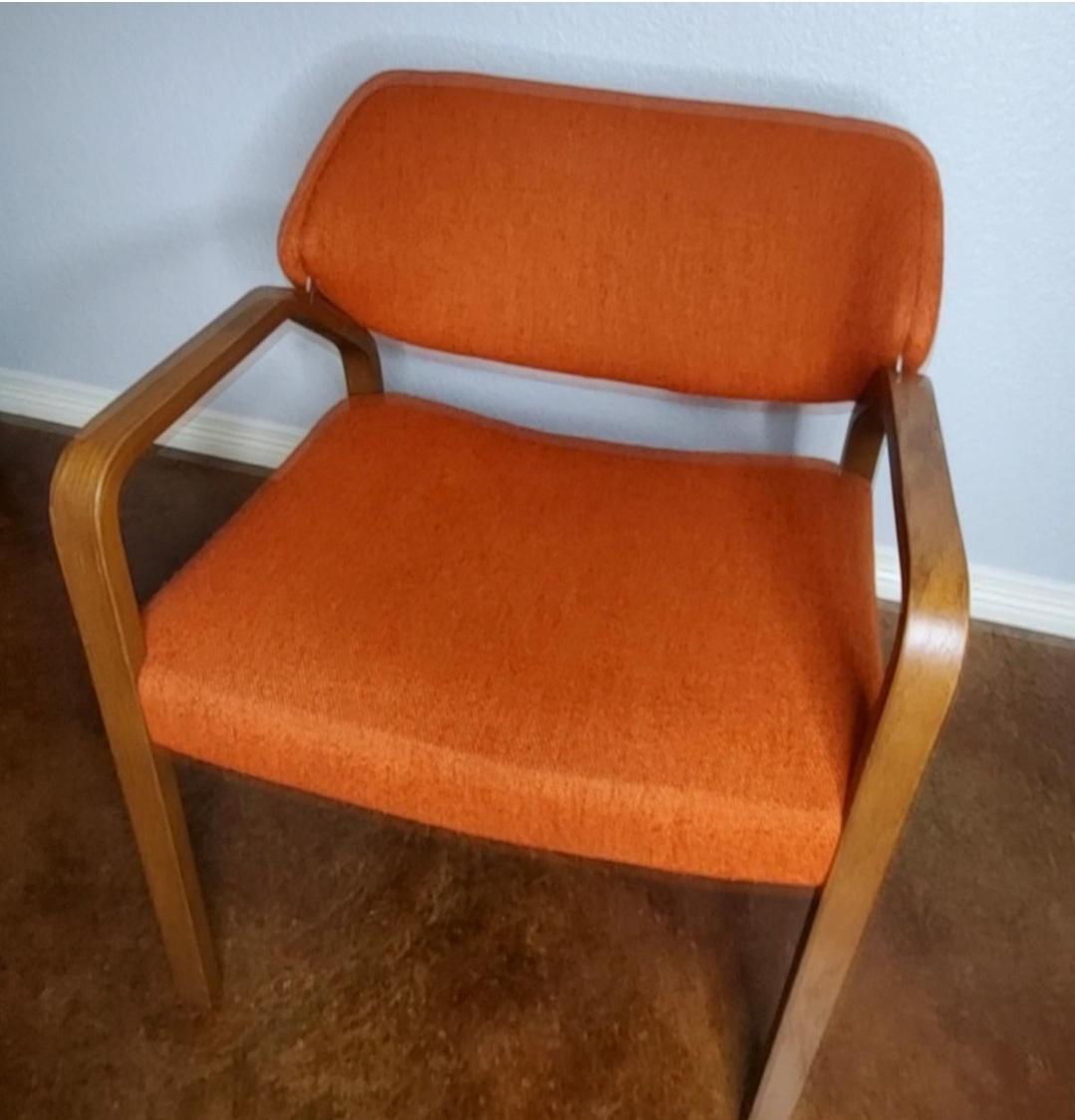 Vintage Mid Century Thonet Bentwood Armchairs - a Pair For Sale 2