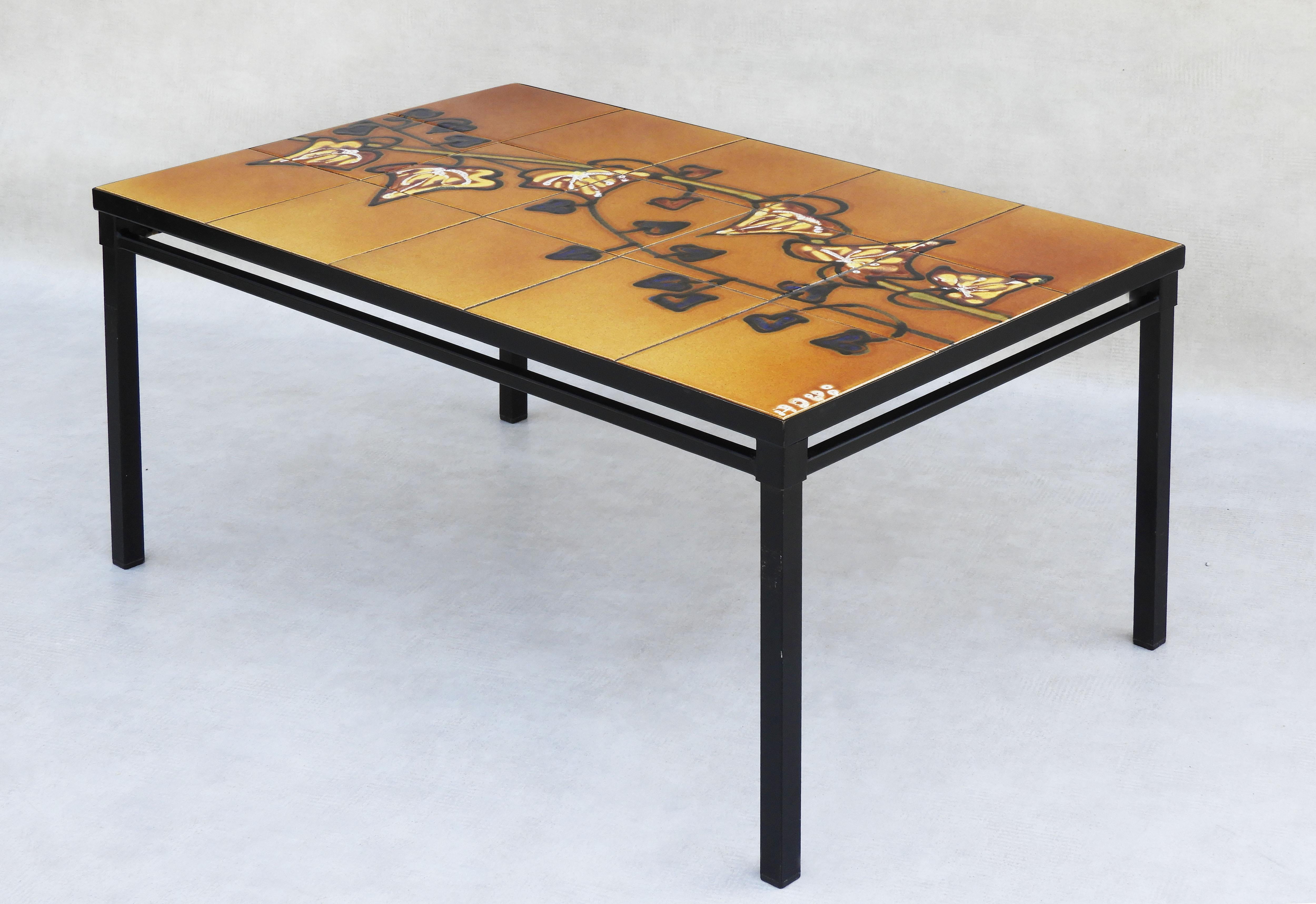 Vintage mid century tile top coffee table by ADRI c1960
€595.00

Vintage mid-century tile top table by Belgian furniture makers ADRI c1960

Stylish and practical, hand-decorated ceramic tile topped table on painted steel legs.

In great