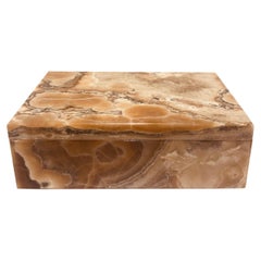 Vintage Mid-Century Travertine Box