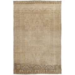 Retro Midcentury Tribal Anatolian Rug