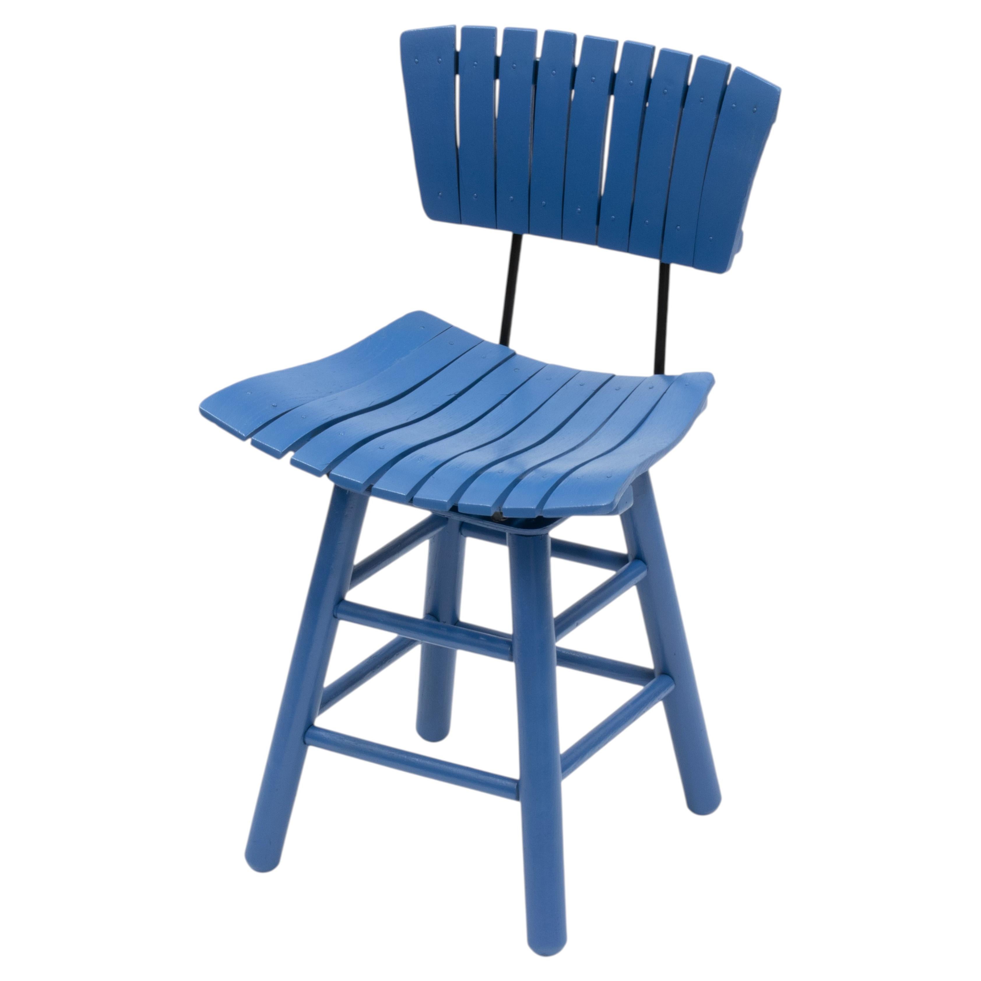 Vintage Mid Century Umanoff Style Children's Swivel Stool For Sale