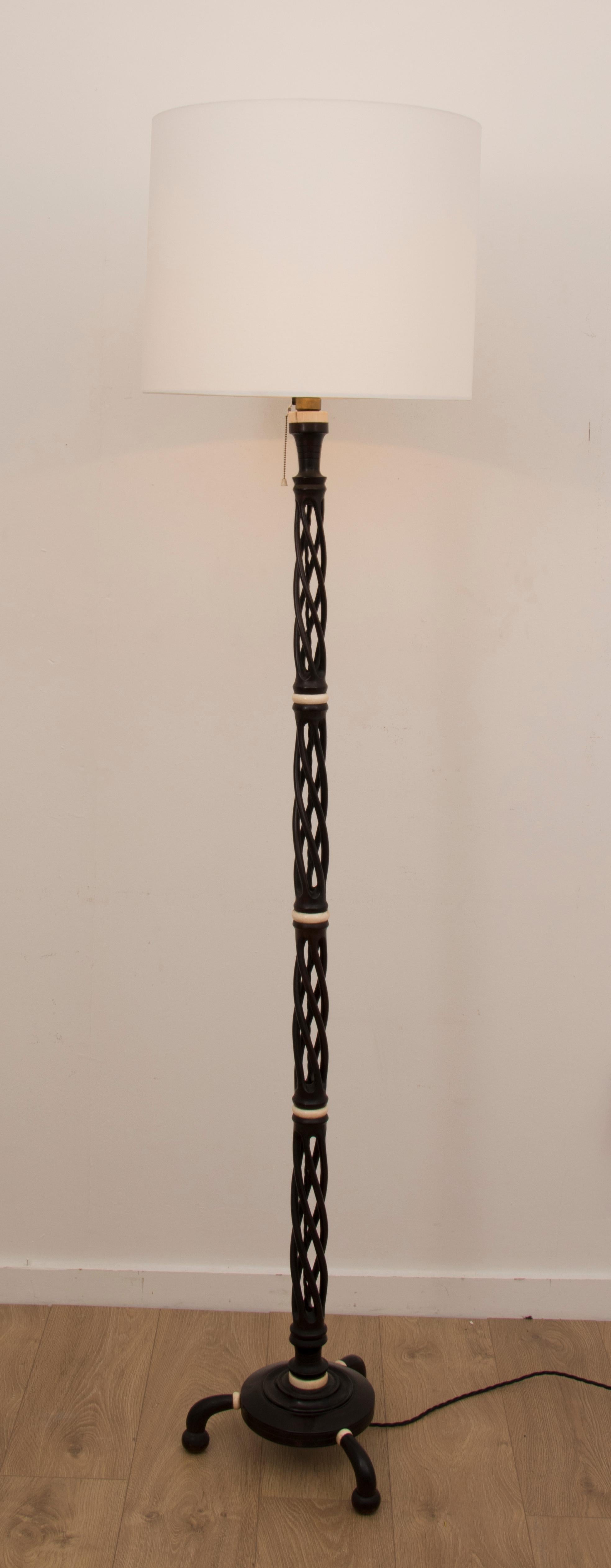 Bone Inlay Lamp 3 For Sale On 1stdibs