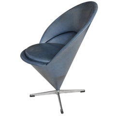 Vintage Midcentury Verner Panton Cone Chair